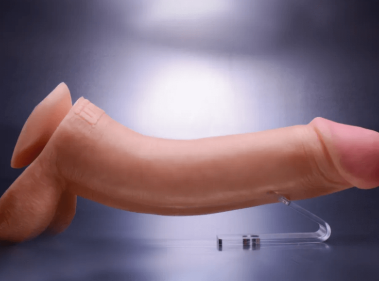 Aufbewahrung Sexspielzeug Symbolbild: Dildo. Englisch: Storing sex toys. Symbol: dildo.