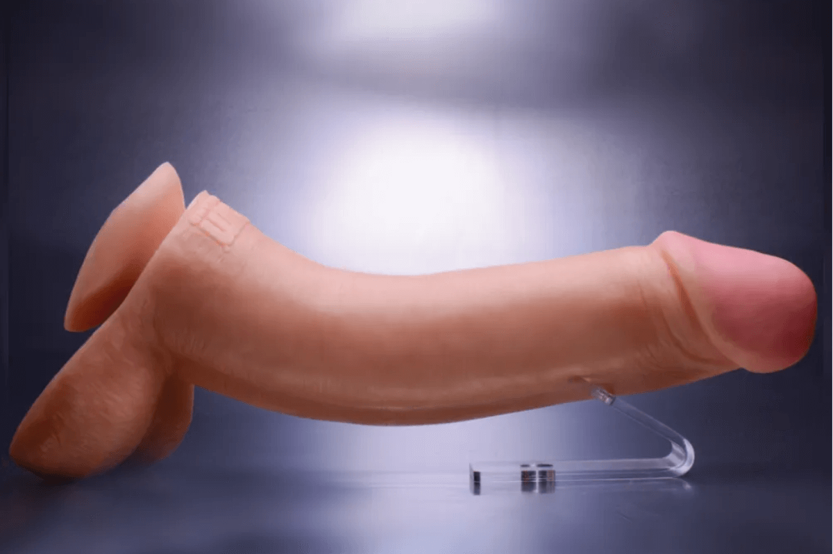 Aufbewahrung Sexspielzeug Symbolbild: Dildo. Englisch: Storing sex toys. Symbol: dildo.