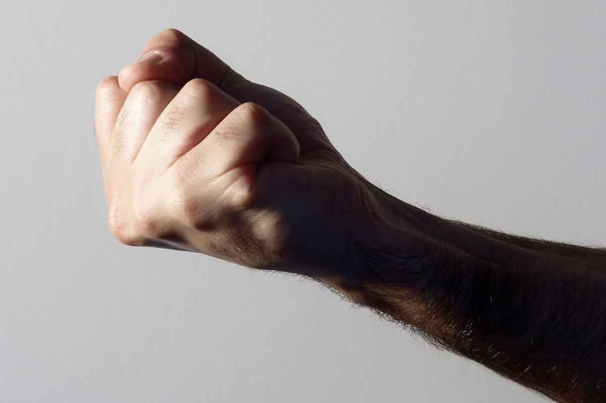 Fisting Mythen Symbolbild: Faust Englisch: Fisting myths Symbolic image: fist